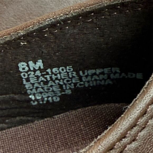 Liz Baker Women's Brown Leather Block Heel Slip On Shoes Size 8 - Picture 5 of 9